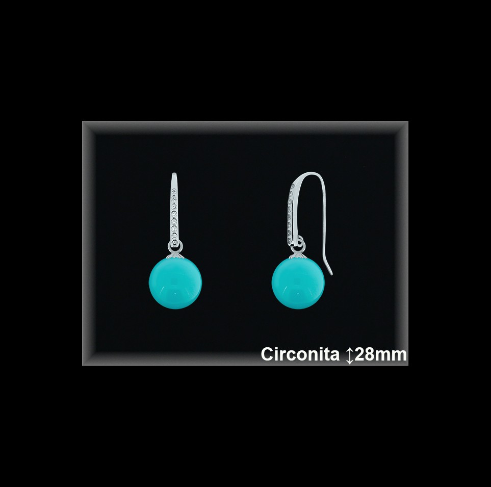 Pendientes de Plata al Por Mayor ref P8004T  Mayorista de pendientes de Plata