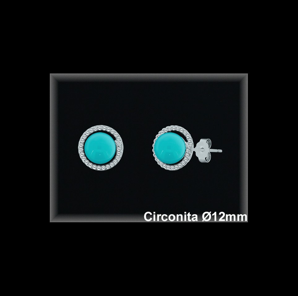 Pendientes de Plata al Por Mayor ref P8006T  Mayorista de pendientes de Plata