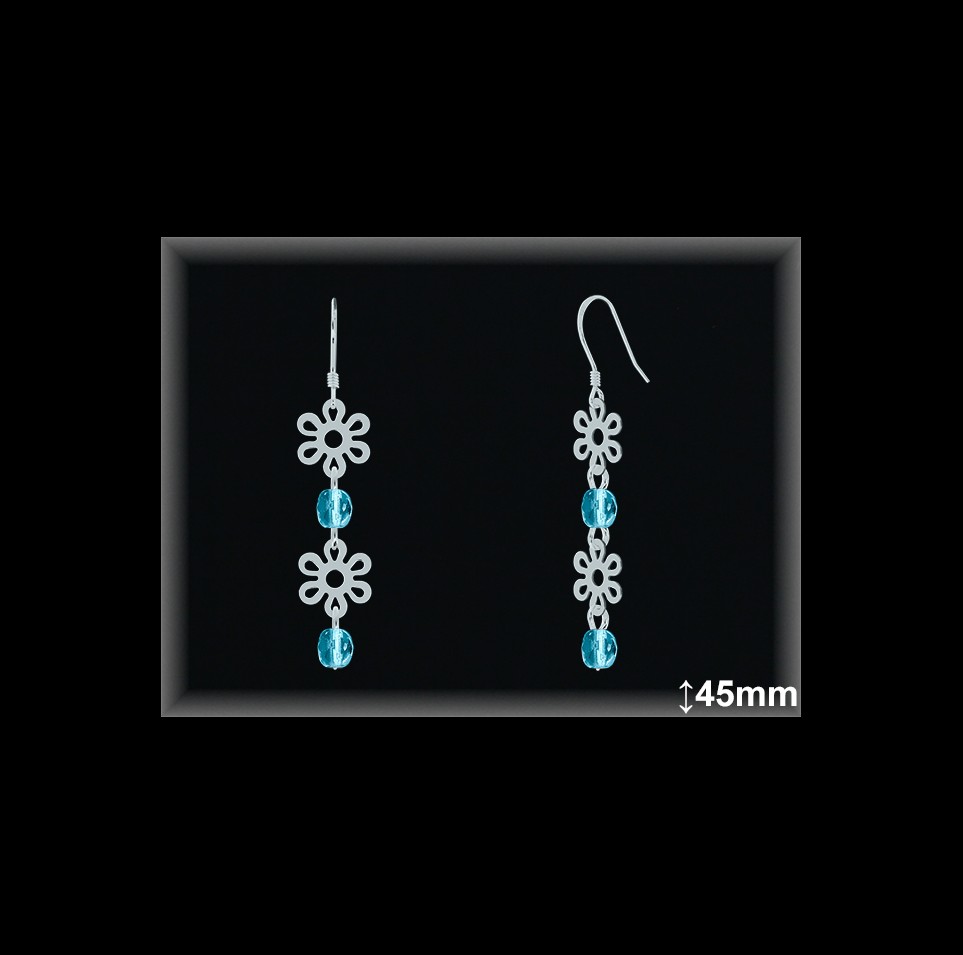 Mayorista de Plata en Pendientes ref P8007G  Pendientes de Plata al por Mayor