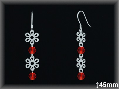 Mayorista de Plata en Pendientes ref P8007R  Pendientes de Plata al por Mayor