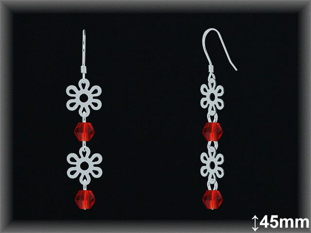 Mayorista de Plata en Pendientes ref P8007R  Pendientes de Plata al por Mayor