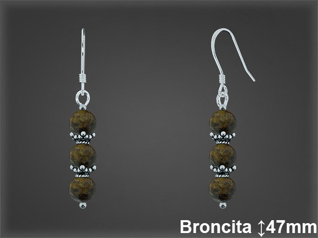Pendientes de Plata al Por Mayor ref P8392  Mayorista de pendientes de Plata