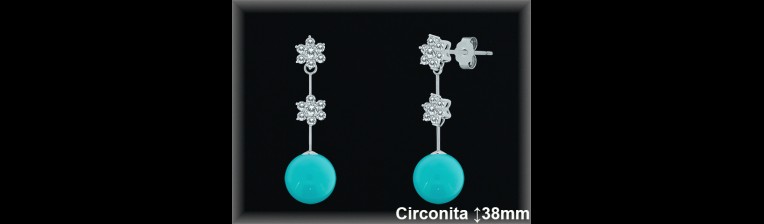 Pendientes de Plata al Por Mayor ref P8538T  Mayorista de pendientes de Plata