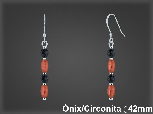 Pendientes de Plata al Por Mayor ref P8636J  Mayorista de pendientes de Plata