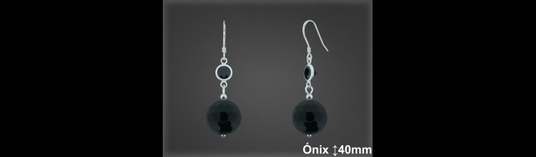 Pendientes de Plata al Por Mayor ref P8805N  Mayorista de pendientes de Plata