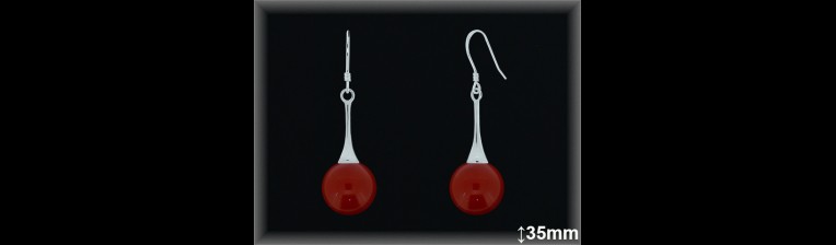 Pendientes de Plata al Por Mayor ref P8822R  Mayorista de pendientes de Plata
