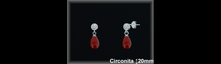 Pendientes de Plata al Por Mayor ref P8823R  Mayorista de pendientes de Plata