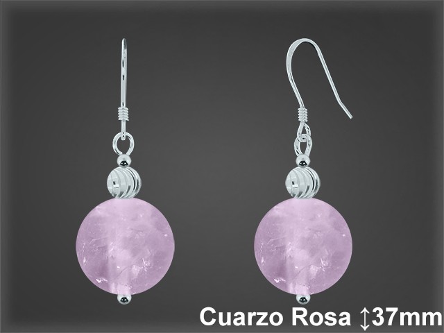 Pendientes de Plata al Por Mayor ref P8864RS  Mayorista de pendientes de Plata