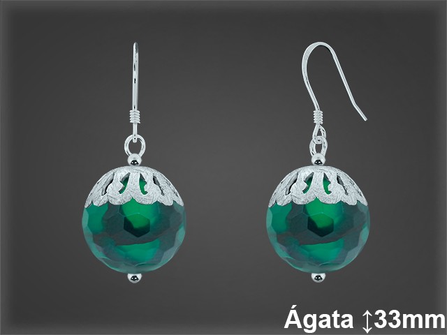 Pendientes de Plata al Por Mayor ref P8866  Mayorista de pendientes de Plata