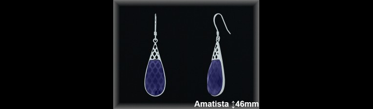 Mayorista de Plata en Pendientes ref Q8533  Pendientes de Plata al por Mayor