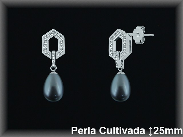 Pendientes de Plata al Por Mayor ref R8496G  Mayorista de pendientes de Plata