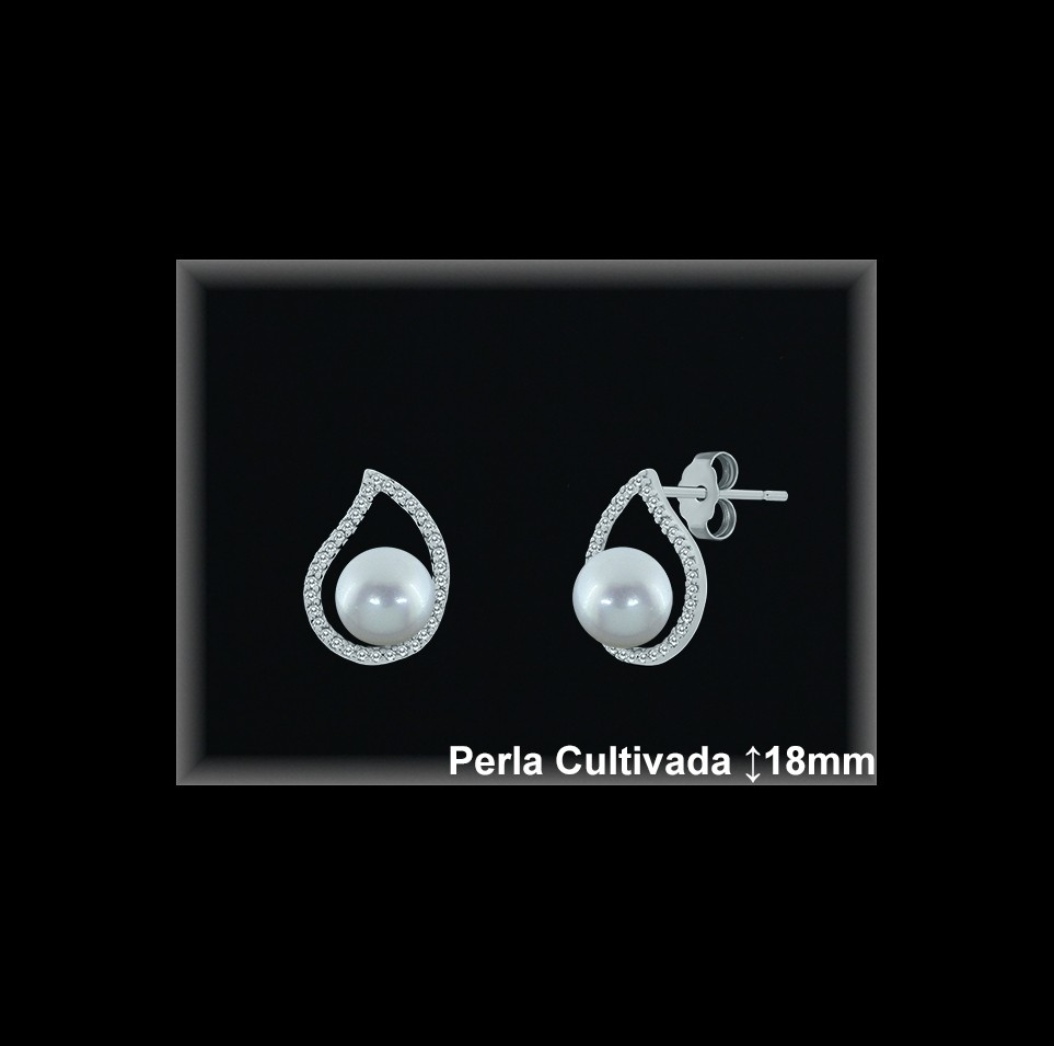 Pendientes de Plata al Por Mayor ref R8504  Mayorista de pendientes de Plata