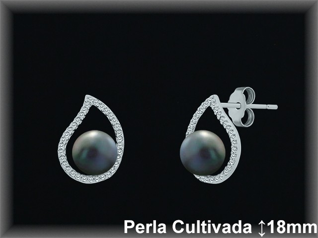 Pendientes de Plata al Por Mayor ref R8504G  Mayorista de pendientes de Plata