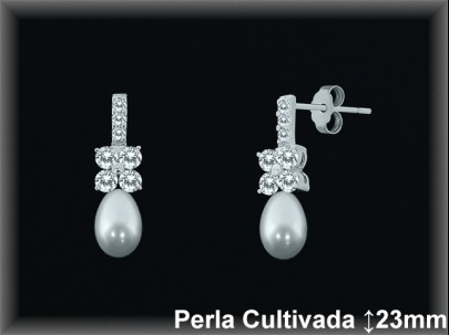 Pendientes de Plata al Por Mayor ref R8511  Mayorista de pendientes de Plata