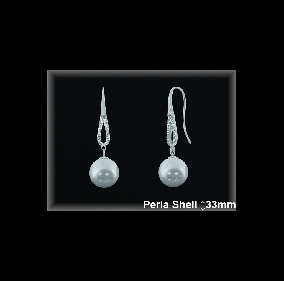 Pendientes de Plata al Por Mayor ref R8542  Mayorista de pendientes de Plata