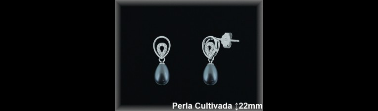 Pendientes de Plata al Por Mayor ref R8575G  Mayorista de pendientes de Plata