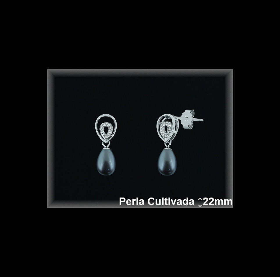 Pendientes de Plata al Por Mayor ref R8575G  Mayorista de pendientes de Plata