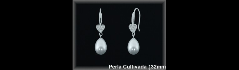 Pendientes de Plata al Por Mayor ref R8620  Mayorista de pendientes de Plata