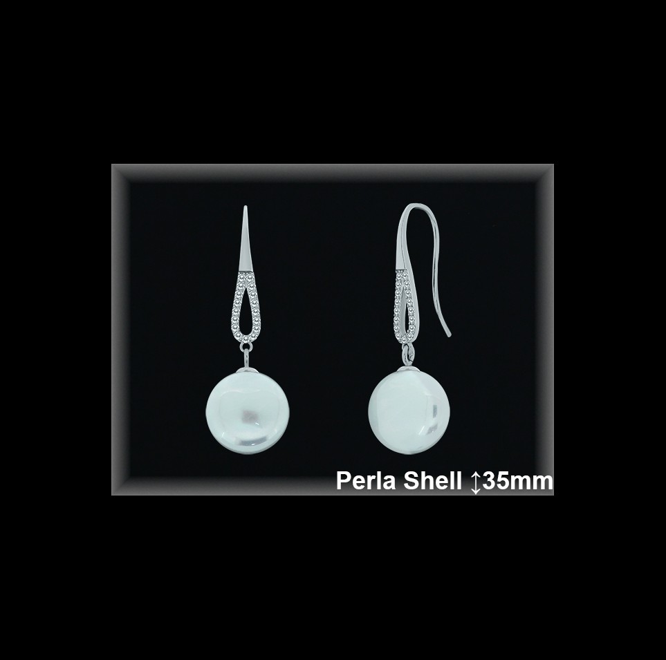 Pendientes de Plata al Por Mayor ref R8626  Mayorista de pendientes de Plata