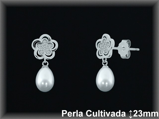 Pendientes de Plata al Por Mayor ref R8683  Mayorista de pendientes de Plata