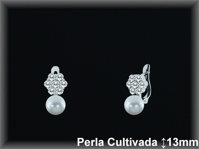 Pendientes de Plata al Por Mayor ref R8684  Mayorista de pendientes de Plata