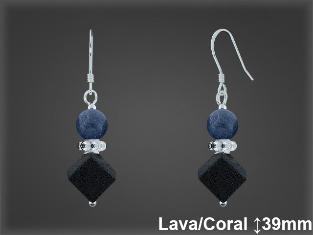 Mayorista de Plata en Pendientes ref V8015Z  Pendientes de Plata al por Mayor