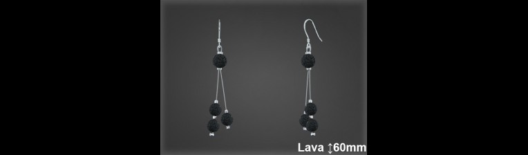 Mayorista de Plata en Pendientes ref V8191  Pendientes de Plata al por Mayor