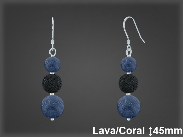 Mayorista de Plata en Pendientes ref V8202Z  Pendientes de Plata al por Mayor