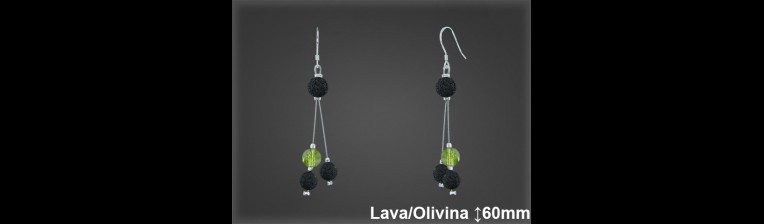 Mayorista de Plata en Pendientes ref V8614  Pendientes de Plata al por Mayor