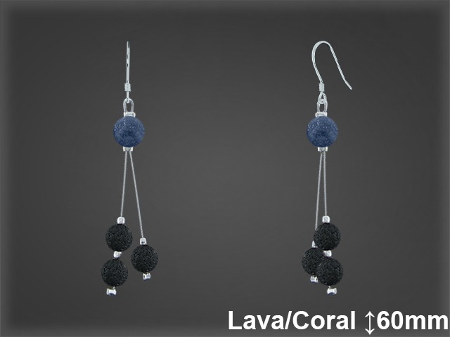 Mayorista de Plata en Pendientes ref V8621Z  Pendientes de Plata al por Mayor