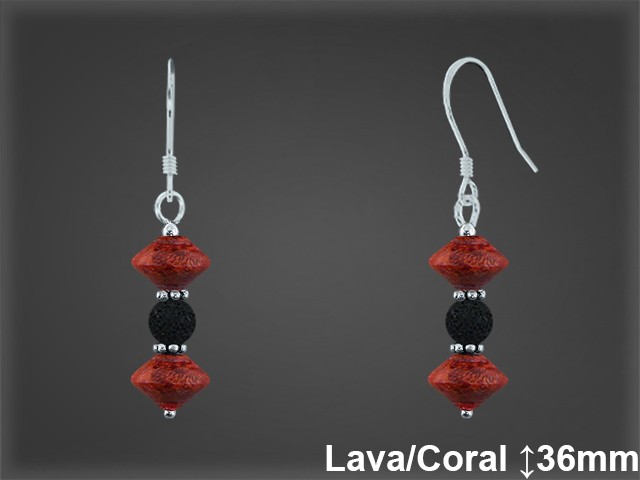 Mayorista de Plata en Pendientes ref V8627  Pendientes de Plata al por Mayor