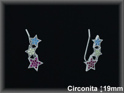 Pendientes de Plata al Por Mayor ref Z8014T  Mayorista de Pendientes de Plata