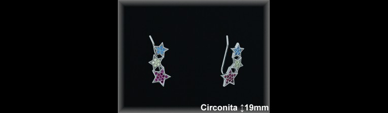 Pendientes de Plata al Por Mayor ref Z8014T  Mayorista de Pendientes de Plata