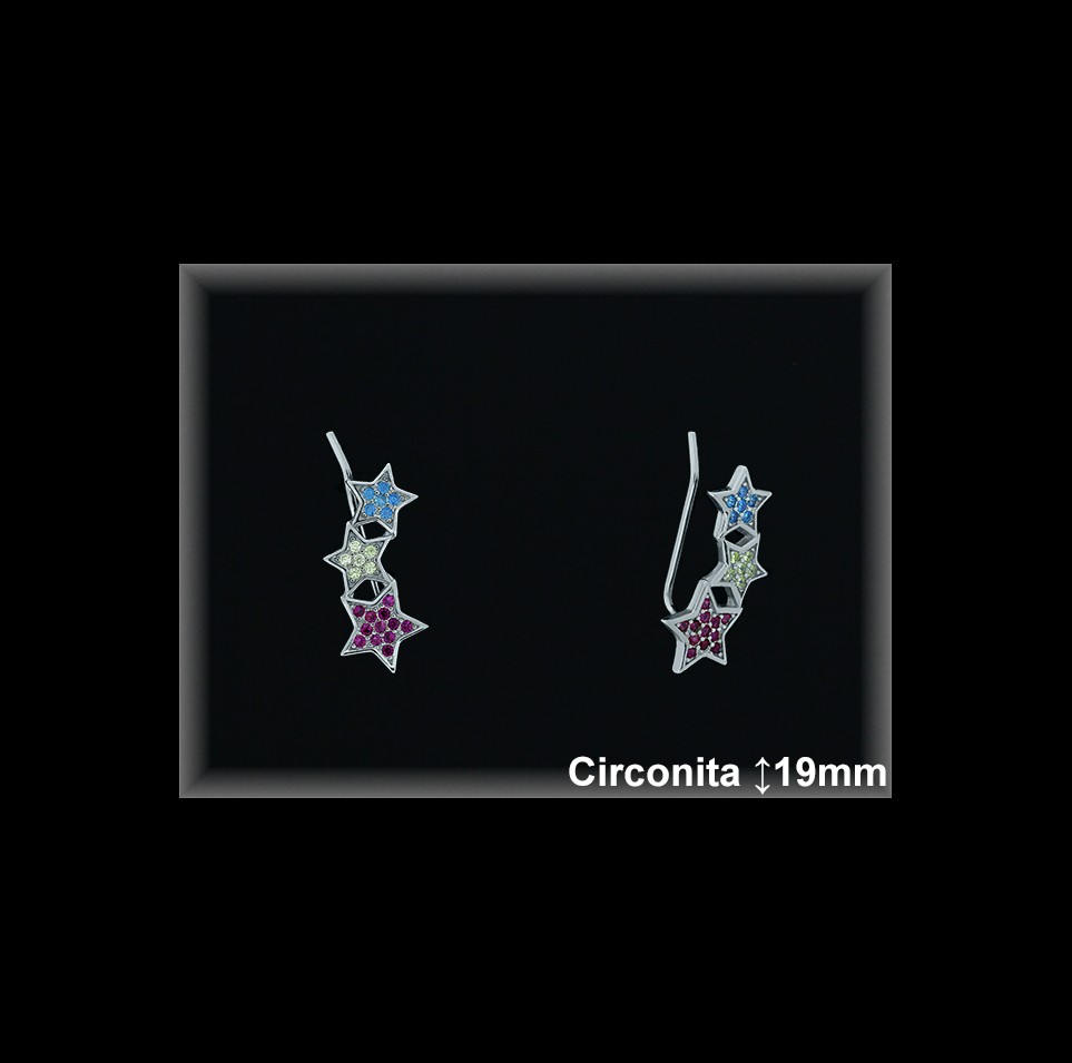 Pendientes de Plata al Por Mayor ref Z8014T  Mayorista de Pendientes de Plata