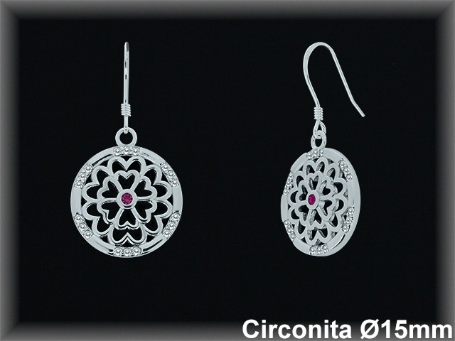 Mayorista de Plata en Pendientes ref Z8051  Pendientes de Plata al por Mayor