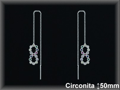 Mayorista de Plata en Pendientes ref Z8070T  Pendientes de Plata al por Mayor