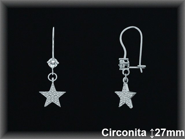 Mayorista de Plata en Pendientes ref Z8077  Pendientes de Plata al por Mayor