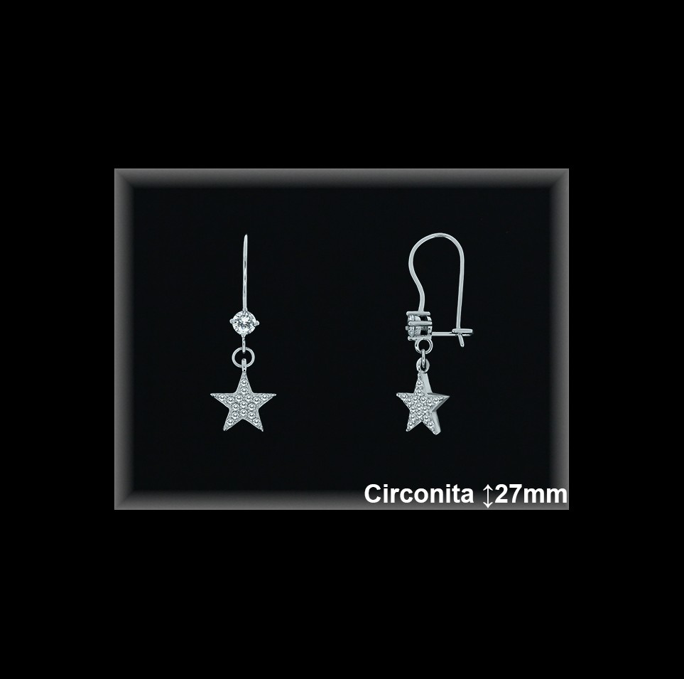 Mayorista de Plata en Pendientes ref Z8077  Pendientes de Plata al por Mayor