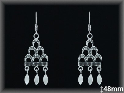 Mayorista de Plata en Pendientes ref Z8081N  Pendientes de Plata al por Mayor
