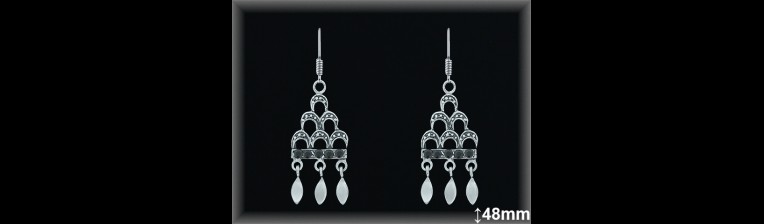 Mayorista de Plata en Pendientes ref Z8081N  Pendientes de Plata al por Mayor