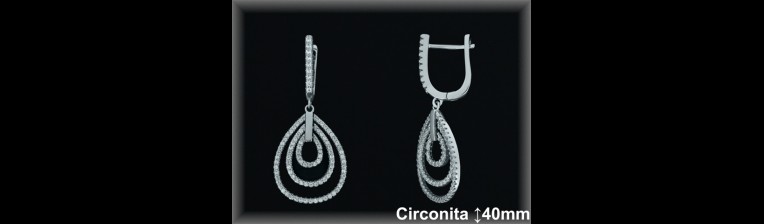 Mayorista de Plata en Pendientes ref Z8233  Pendientes de Plata al por Mayor