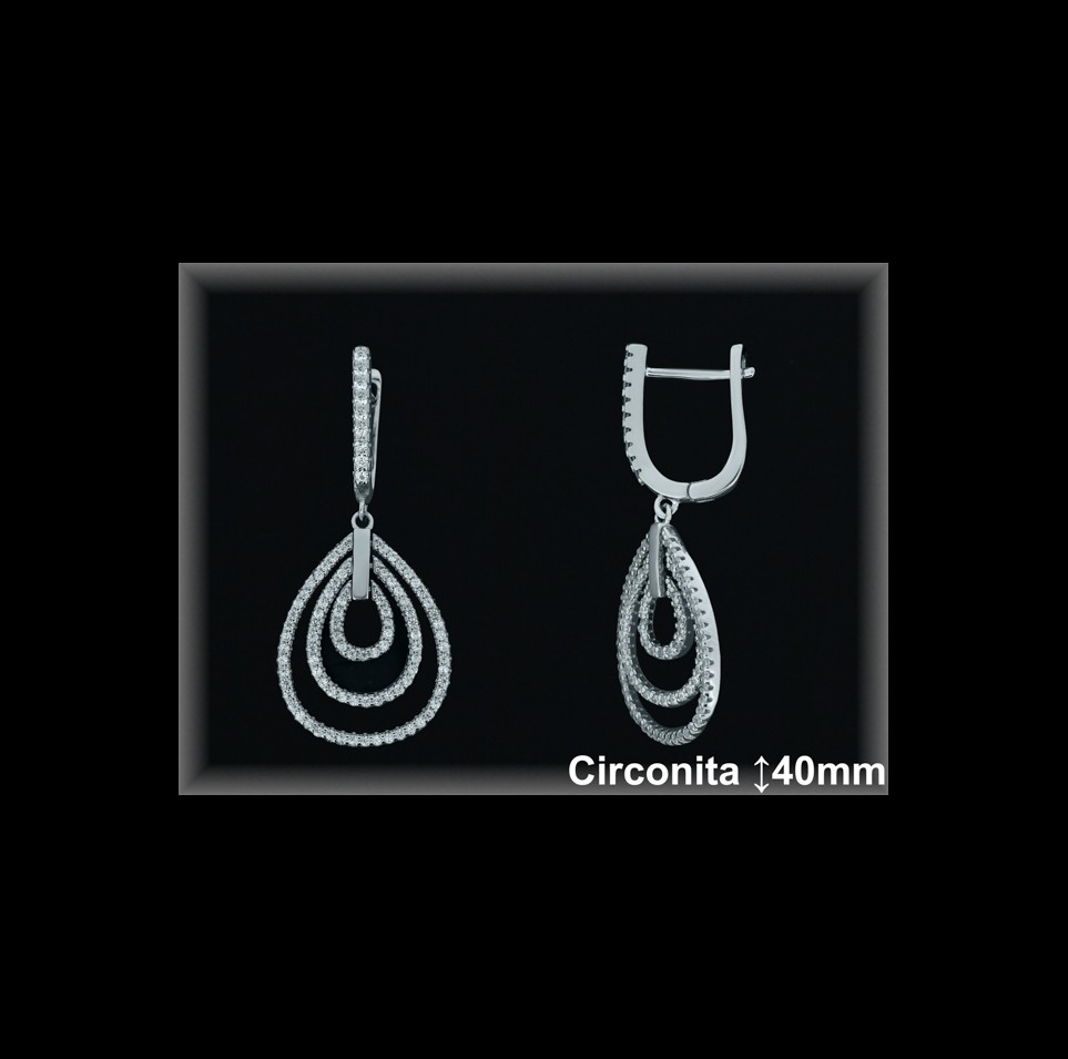 Mayorista de Plata en Pendientes ref Z8233  Pendientes de Plata al por Mayor