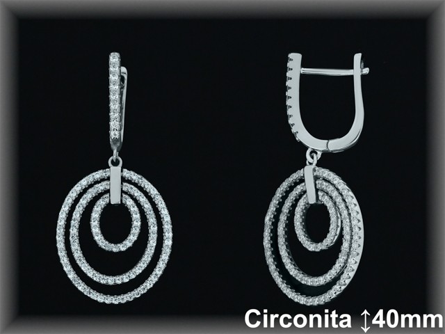 Mayorista de Plata en Pendientes ref Z8234  Pendientes de Plata al por Mayor