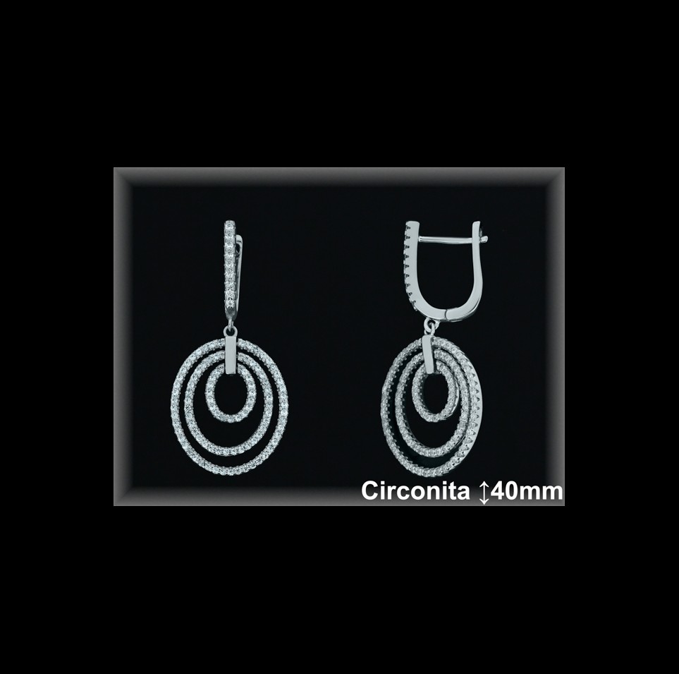 Mayorista de Plata en Pendientes ref Z8234  Pendientes de Plata al por Mayor