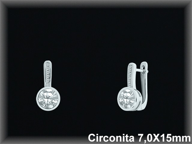Mayorista de Plata en Pendientes ref Z8246  Pendientes de Plata al por Mayor