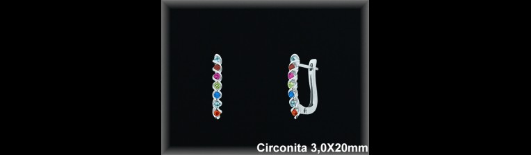 Mayorista de Plata en Pendientes ref Z8280T  Pendientes de Plata al por Mayor