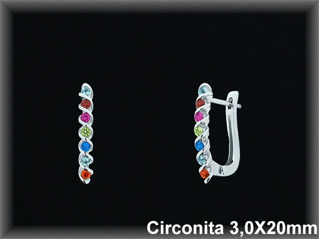 Mayorista de Plata en Pendientes ref Z8280T  Pendientes de Plata al por Mayor