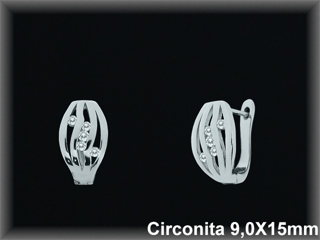 Mayorista de Plata en Pendientes ref Z8296  Pendientes de Plata al por Mayor