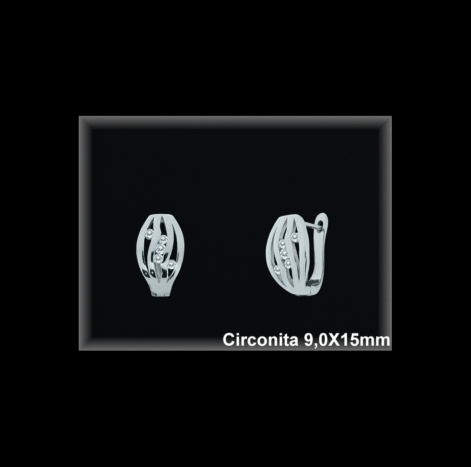 Mayorista de Plata en Pendientes ref Z8296  Pendientes de Plata al por Mayor