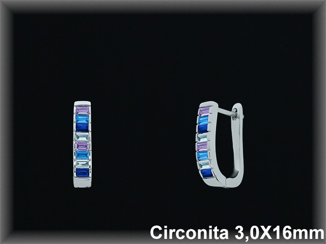Mayorista de Plata en Pendientes ref Z8297Z  Pendientes de Plata al por Mayor